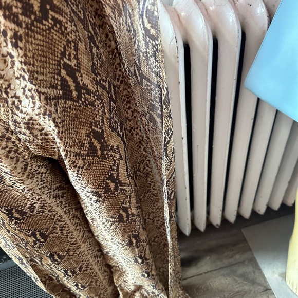 Ralph Lauren The purple Label  Saunders Python Print Palazzo Pants - Picture 6 of 13